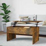 Furnova Klubska mizica dimljeni hrast 80x50,5x41,5 cm konstruiran les, (21913469) | Shoptok.si