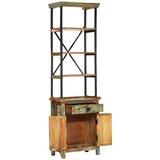  Visoka komoda 55 x 30 x 180 cm od masivnog obnovljenog drva | shoptok.hr