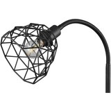 Tri O Crna stojeća svjetiljka s metalnim sjenilom (visina 180 cm) Haval – | shoptok.hr