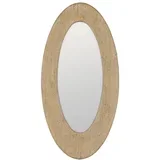 Stensko ogledalo s kamnitim okvirjem 60x120 cm Piedra –