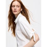 Reserved Košulja od mješavine lana - krem | shoptok.hr