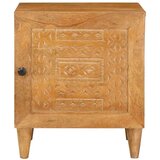 vidaXL Nočna omarica Svetlo rjava 40 x 33 x 46 cm trden mangov les | Shoptok.si