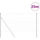  Temeljna zavarena žičana ograda 25 x 1,2 m Pocinčani čelik | shoptok.hr