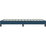 Box Spring krevet bez madraca tamnoplavi 80x210 cm samt | shoptok.hr