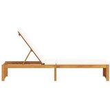  Ležaljka Prirodna nafta 200 x 55 x 94 cm Čvrsto drvo akacije | shoptok.hr