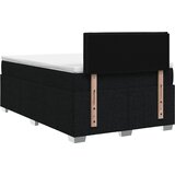  Boxspring krevet s madracem Crna 120 x 190 cm Tkanina | shoptok.hr