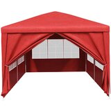  Zabavni šotor Rdeča 600 x 300 x 255 cm PE in jeklo, (5000204529) | Shoptok.si