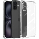 Oem Mayaxess, Udarno ohišje za iPhone 16 Plus z ojačanimi vogali, Prozorno, (5000215690) | Shoptok.si