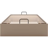 vidaXL Okvir kreveta bez madraca cappuccina 90x200 cm od umjetne kože | shoptok.hr