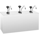vidaXL Dozator za umak od nehrđajućeg čelika 3 x 3 5 L | shoptok.hr