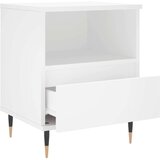  Nočna omarica bela 40x35x50 cm inženirski les, (20916542) | Shoptok.si