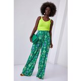 Fasardi A short knitted blouse with a lime green shoulder straps | shoptok.hr