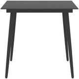 vidaXL 3-dijelni vrtni blagovaonski set crni | shoptok.hr