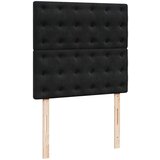  Otomanski okvir kreveta s madracima crni 90x190cm baršunasti | shoptok.hr