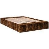  The Living Store Posteljni okvir dimljeni hrast 160x200 cm inženirski les - Posteljni Okvir, (21525183) | Shoptok.si