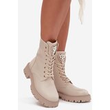 Boto Women's workery with crystals on the tongue light beige Rosira | shoptok.hr
