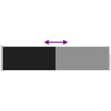  Uvlačiva bočna tenda za terasu 120 x 500 cm crna | shoptok.hr