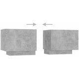 TV ormarić s LED svjetlima siva boja betona 180 x 35 x 40 cm | shoptok.hr