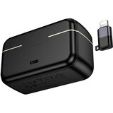 hoco. Bežični mikrofon bubica sa kućištem za Lightning i USB-C uređaje L22 crni | Eponuda.ba