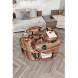 Hanah home sto za kafu yin yang 4 70 walnut Cene