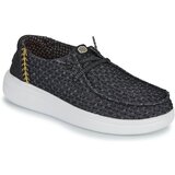 Hey Dude Slips on WENDY RISE PERF CANVAS Črna Cene