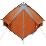  Teepee šotor s streho Siva in oranžna 490 x 410 x 210 cm, (5000091121) | Shoptok.si
