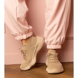 Gemre Beige sporty sneakers with sock-like upper Zurry | shoptok.hr