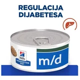 PD Cat m/d Diabetes + Weight Management 156 g konzerva