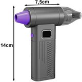  2v1 aku. 6000mAh večnamenski puhalnik in sesalnik USB LCD | Shoptok.si