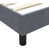  Krevet s oprugama i madracem tamnosivi 160x210 cm baršunasti | shoptok.hr