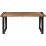 Maison Chic Jedilna miza - Kuhinjska miza - Jedilni stol iz trdnega akacijevega lesa 180x90 cm, (21715239) | Shoptok.si