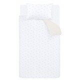 Bianca Bela/bež bombažna otroška posteljnina za posteljico 120x150 cm Mini Star & Stripes – | Shoptok.si
