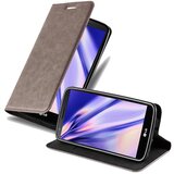 Cadorabo Ohišje, združljivo z LG G2 v kavovinsko rdeča - Zaščitni ovitek z magnetnim zapiranjem, stoječo funkcijo in režo za kartice, (20549162) | Shoptok.si