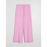 Sinsay Wide leg hlače od mekane pletenine s mješavinom viskoze soft touch | shoptok.hr
