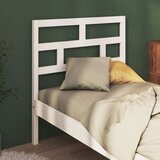  Uzglavlje za krevet bijelo 96 x 4 x 100 cm od masivne borovine | shoptok.hr
