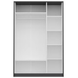 Hanah home ormar life white anthracite | ePonuda.com