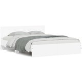 Furnova Posteljni okvir z vzglavjem bel 150x200 cm, (21938125) | Shoptok.si