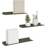  Polica na zidu Zidne 3 pcs Maslinasto zelena 40 x 9 x 2 5 cm - Maslinovo zelena 30/35/40 x 9 cm 1 | shoptok.hr