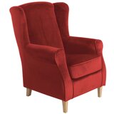 Max Winzer crvena fotelja Lorris Velur Brick | shoptok.hr