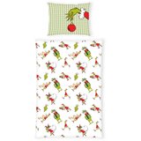 THE GRINCH POSTELJNINA GRINCH 140/200 cm saten večbarvno Slike