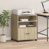  Stalak za pisač s kotačima boja hrasta sonome 60 x 48 x 74 cm | shoptok.hr