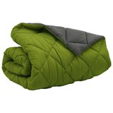  Zimska posteljnina Zelena in antracita 220 x 200 cm Mikrovlakna, (5000147341) | Shoptok.si