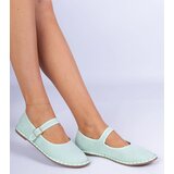 Gemre Green women's ballet flats with a strap Meremi | shoptok.hr