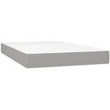  s oprugama i madracem LED svjetlosivi 120x190 cm tkanina | shoptok.hr