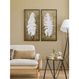 WALLXPERT Artsmdfdkset3 Višenamenska Dekorativna Okvirna MDF Slika (2 Komada) | Eponuda.com
