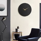 Atelier Del Sofa zidni sat 46x46cm Crno-Zlatni cene