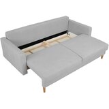 MID.YOU ZOFA S POSTELJNO FUNKCIJO, svetlo siva tekstil | Shoptok.si