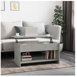  Stolić za kavu boja betona 102x50 5x52 5 cm konstruirano drvo | shoptok.hr