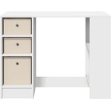  Stol s ladicama Bijelo 100 x 40 x 75 cm Konstruirano drvo | Eponuda.com