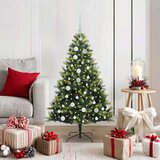 Umjetno rasklopivo božićno drvce 150 LED-a Zelena 120 cm | shoptok.hr